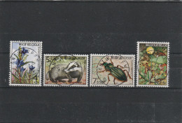 1738/1741 Fauna & Flora Oblit/gestp Centrale - Used Stamps