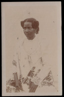 Carte-Photo D'une Jeune Femme Betsimisaraka 1903 - Madagascar