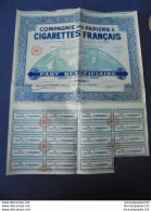 COMPAGNIE DES PAPIERS A CIGARETTES FRANCAIS - Sonstige & Ohne Zuordnung