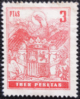 Fiscales Aguila 3 PTAS - Revenue Stamps