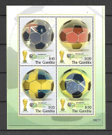 Gambia 2006 Football World Cup GERMANY MS MNH - 2006 – Allemagne