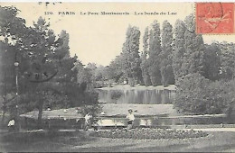 CPA Paris Le Parc De Montsouris - Les Bords Du Lac - Distretto: 14