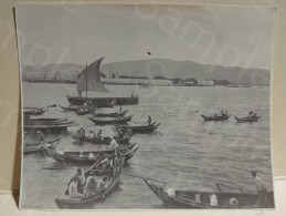 Egypt Antique Photo PORT SAID. Harbour To Identify. 100x80 Mm. - Afrika