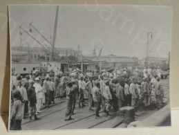Egypt Antique Photo PORT SAID. Harbour To Identify. 100x80 Mm. - Africa