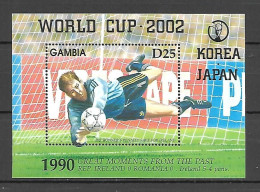 Gambia 2001 Football World Cup - SOUTH KOREA And JAPAN MS MNH - 2002 – Zuid-Korea / Japan