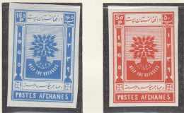 AFGHANISTAN  488-489 B, Postfrisch **, Weltflüchtlingsjahr, 1960 - Afghanistan