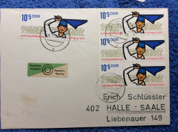 DDR Brief - 1970 Mi 1596 MeF (4) (4DMK049) - Covers & Documents