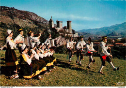 CPSM Danses Des Gantchous Devant Le Château De Foix                        L2747 - Dances