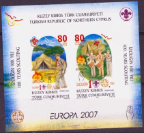 Chypre Turque - Cyprus - Zypern Bloc Feuillet 2007 Y&T N°BF25 - Michel N°B26 *** - EUROPA - Non Dentelé - Ungebraucht