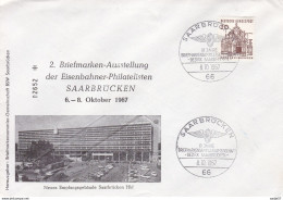 Deutschland Germany Briefmarkenausstellung Eisenbahner Philatelisten 08-10-1967 - Eisenbahnen