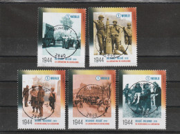 4889/4893 Guerre Mondial/2de Wereldoorlog Oblit/gestp Centrale - Used Stamps