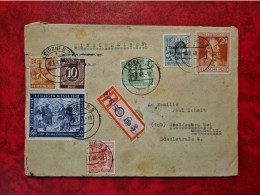 Lettre Recommande 1948 DEUTSCH POST LIEPZIG ZONE SOVIETIQUE - Sonstige & Ohne Zuordnung