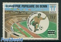 Benin 1985 75F Overprint, Stamp Out Of Set, Mint NH, Sport - Neufs
