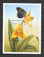 Gambia 1999 Flowers - Orchids Of The World MS #1 MNH - Orchidées