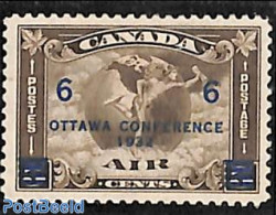 Canada 1932 Ottawa Conference 1v, Mint NH, Various - Maps - Ungebraucht