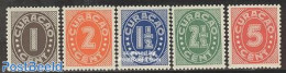 Netherlands Antilles 1936 Definitives 5v, Mint NH - Other & Unclassified