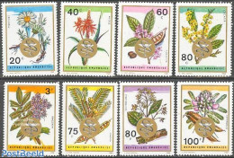 Rwanda 1969 Medical Plants 8v, Mint NH, Health - Nature - Health - Flowers & Plants - Andere & Zonder Classificatie