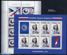 Poland 1978 Intercosmos 2 S/s, Mint NH, Transport - Space Exploration - Unused Stamps