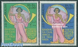 Somalia 1985 Italia 85 2v, Mint NH, Philately - Somalia (1960-...)