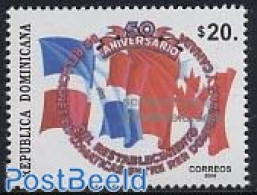 Dominican Republic 2004 Dipl. Relations With Canada 1v, Mint NH, History - Flags - Sonstige & Ohne Zuordnung