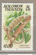 SOLOMON ISLANDS 1982 Fauna Large Skink MNH(**) Mi 398 II #Fauna50 - Andere & Zonder Classificatie