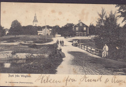 Sweden PPC Parti Från Wingåker. O. Linderoths Pappershandel KATRINEHOLM 1906 GENTOFTE (Gjentofte) (Arr.) Denmark - Schweden