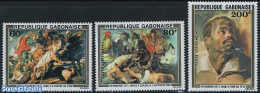 Gabon 1977 P.P. Rubens 3v, Mint NH, Art - Paintings - Rubens - Ungebraucht