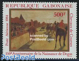 Gabon 1984 Edgar Degas 1v, Mint NH, Art - Edgar Degas - Paintings - Unused Stamps