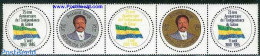 Gabon 1985 Independence 2v, Mint NH, History - Politicians - Ungebraucht