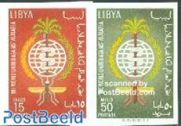 Libya Kingdom 1962 Anti Malaria 2v Imperforated, Mint NH, Health - Nature - Health - Insects - Other & Unclassified