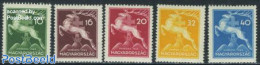 Hungary 1933 World Jamboree 5v, Mint NH, Nature - Sport - Animals (others & Mixed) - Deer - Scouting - Neufs