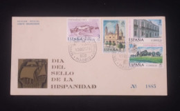 C) 1975. SPAIN. FDC. DAY OF THE SEAL OF HISPANITY. MULTIPLE STAMPS. XF - Other & Unclassified