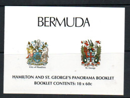 BERMUDA - HAMILTON & ST GEORGES BOOKLET COMPLETE  MINT NEVER HINGED, SG CAT £22.50 - Bermudes