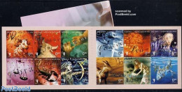 Bosnia Herzegovina 2004 Zodiac 12v In Booklet, Mint NH, Nature - Science - Fish - Astronomy - Stamp Booklets - Poissons