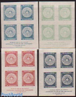 Uruguay 1931 Exposition 4 S/s, Mint NH, Stamps On Stamps - Briefmarken Auf Briefmarken