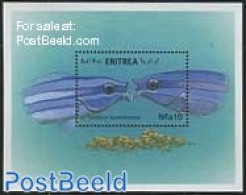 Eritrea 2000 Red Sea Fish S/s, Larabicus Quadrilineatus, Mint NH, Nature - Fish - Vissen