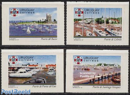 Uruguay 1997 Yacht Harbour 4v S-a, Mint NH, Transport - Various - Ships And Boats - Tourism - Ships