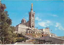 CPSM Marseille          L2757 - Notre-Dame De La Garde, Lift En De Heilige Maagd