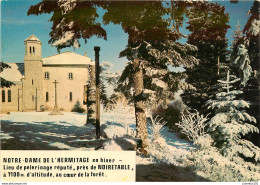 CPSM Noiretable-Notre Dame De L’Hermitage En Hiver                L2753 - Noiretable