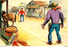 CPSM Illustration-Cow Boys               L2762 - Zeitgenössisch (ab 1950)