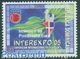 Dominican Republic 2005 Interexpo 05 1v, Mint NH, Various - Maps - Aardrijkskunde