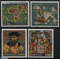 Portugal 1969 Vasco Da Gama 4v, Mint NH, History - Transport - Various - Coat Of Arms - Explorers - Ships And Boats - .. - Unused Stamps