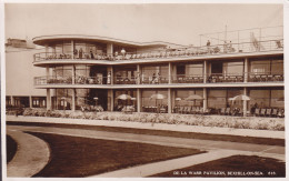 United Kingdom PPC De La Warr Pavilion, Bexhill-on-Sea EASTBOURNE Sussex 1937 Denmark Echte Real Photo (2 Scans) - Autres & Non Classés