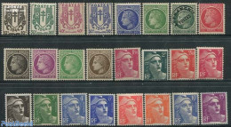 France 1945 Definitives 24v, Mint NH - Unused Stamps