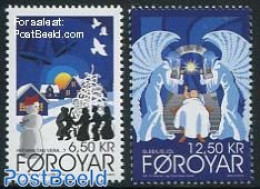 Faroe Islands 2012 Christmas 2v, Mint NH - Other & Unclassified