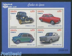 Spain 2012 Automobiles 4v M/s, Mint NH, Transport - Automobiles - Ungebraucht