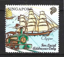 SINGAPOUR. N°942A Oblitéré De 1999. Locomotive à Vapeur. - Treinen