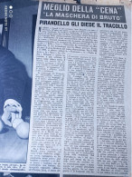 L’EUROPEO 1949 MORTE DI SEM BENELLI ZOAGLI FILETTOLE PRATO - Autres & Non Classés