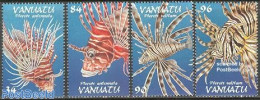 Vanuatu 1999 Fire Fish 4v, Mint NH, Nature - Fish - Vissen