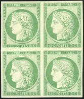 ** 2e - 15c. Vert-clair. Réimpression De 1862. SUP. - 1849-1850 Ceres